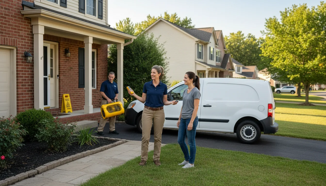 Water restoration image for Water Damage & Restoration Services in Geddes, SD